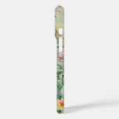 Sage Green Wildflower Elegantie Trouwfoto Case-Mate iPhone Case (Achterkant / Links)