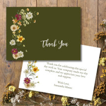 Sage Green Wildflower Rustic Boho
