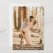 Sage Green Wildflowers Foto Boho Bewaar de datum Save The Date (Achterkant)
