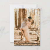 Sage Green Wildflowers Foto Boho Bewaar de datum Save The Date (Achterkant)