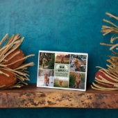 Sage Green Wings Hondenpoten Memorial Fotocollage Fotoplaat (Zijkant)