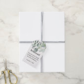 Sage Green zal je zijn mijn Bridesmaid Gift Labels Cadeaulabel (Met Touw)