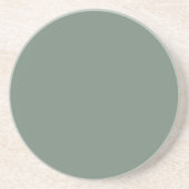 Sage Green Zandsteen Onderzetter (Voorkant)