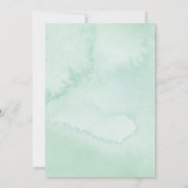 Sage Greenery Beary First Birthday Kaart (Achterkant)