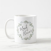 Sage Greenery Botanische Krans Getuige Koffiemok (Links)