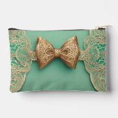 Sage Greenery Bow Stropdas AI kunst Etui (Achterkant)