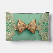Sage Greenery Bow Stropdas AI kunst Etui (Voorkant)