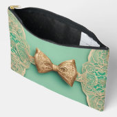 Sage Greenery Bow Stropdas AI kunst Etui (Open)