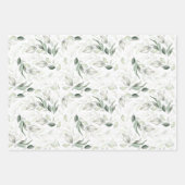 Sage Greenery Elegant Soft Silver Foliage Inpakpapier Vel (Voorkant 2)
