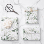 Sage Greenery Elegant Soft Silver Foliage Inpakpapier Vel<br><div class="desc">Flessen in flessen,  groen en zilvergroen,  elegant</div>