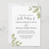 Sage Greenery laat de olievlek van de legant over Kaart (Voorkant)