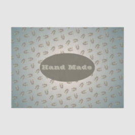 Sage Greenery Leaf Hand Made of Bedankt Tissuepapier