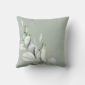 Sage Greenery Woodland Forest Animals Baby Nursery Kussen (Achterkant)