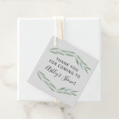 Sage GreenGenery Vrijgezellenfeest Dank u Bedankjes Labels (In situ)