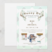 Sage Grilling & Fixing Antlers Koppels Douche Kaart (Voorkant / Achterkant)