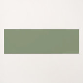 Sage Groen Aangepaste Naam Yoga Mat (Achterkant (horizontaal))