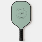 Sage groen Bedrijf logo Eenvoudige Promotionele Aa Pickleball Paddle (Voorkant)