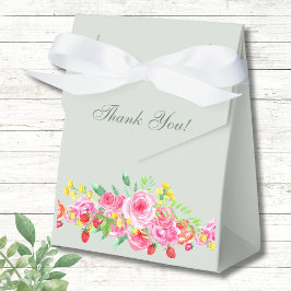 Sage Groen Blush Roze Pioen Vrijgezellenfeest Bedankdoosjes