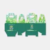 Sage Groen  Boho Quinceañera Spaans Favor Bedankdoosjes (Uitgevouwen)