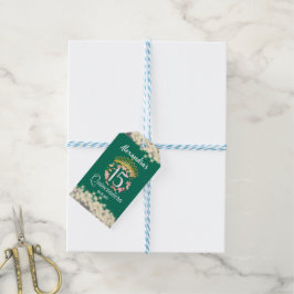 Sage Groen Boho Quinceañera Spaans Favor Cadeaulabel