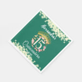 Sage Groen Boho Quinceañera Spaans Servet (Hoek)