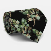 SAGE GROEN BOTANICAL 2 MANNEN STROPDAS (Opgerold)