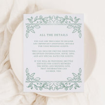 Sage Groen Botanisch | Details Huwelijksgast