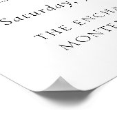 Sage Groen Budget Bruiloft Welkomstbord Poster (Hoek)