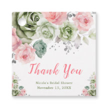 Sage Groen en Roze Bloemen Vrijgezellenfeest