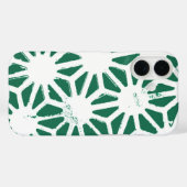 Sage groen en wit geometrisch patroon Case-Mate iPhone case (Achterkant (horizontaal))