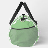 Sage Groen en Wit Geruite patroon Plunjezak (Rechts)