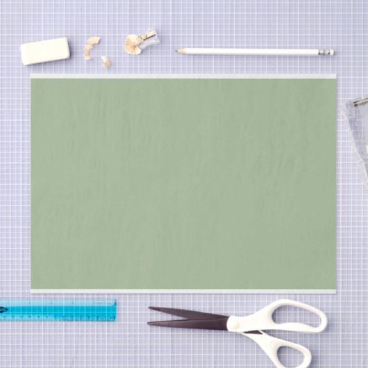 Sage Groen gekleurd Weefselpapier Tissuepapier (Craft)