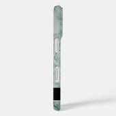 Sage Groen Gepolijst Marmeren Steen met Naam Case-Mate iPhone Case (Achterkant / Rechts)