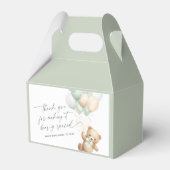 Sage Groen Geslacht Neutraal Barly Wachten Douche Bedankdoosjes (Voorkant Zijde)