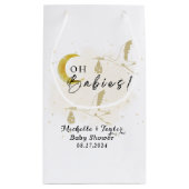 Sage Groen Geslacht onthullen Baby Dierensafari Klein Cadeauzakje (Achterkant)