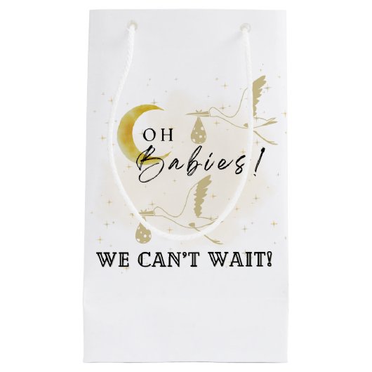 Sage Groen Geslacht onthullen Baby Dierensafari Klein Cadeauzakje (Voorkant)