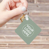 Sage Groen Grijs Logo Promotie l Business Sleutelhanger
