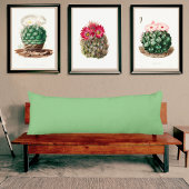 Sage Groen licht gedempt stevig kleurenkussen Lichaamskussen