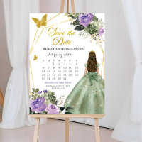 Sage Groen Lila 15 Años Sla de datumkalender op