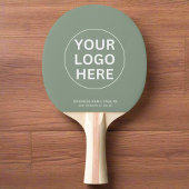 Sage Groen Logo & Tekst l Promotie Branded Tafeltennisbatje