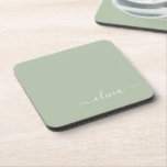 Sage Groen Minimalistisch Modern Monogram Elegant Bier Onderzetter<br><div class="desc">Introductie van onze Sage Green Minimalist Modern Monogram Elegant Collectie: Verhoog uw esthetiek met serene verfijning en tijdloze elegantie. Ons collectie toont minimalistische design in een rustige salie groene tint, aangevuld met verfijnde monogrammen op maat van uw persoonlijke stijl. Van gepolijst briefpapier tot veelzijdige accessoires, elk stuk in ons collectie...</div>