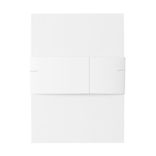 Sage Groen Minimalistisch sierlijk script bruiloft Uitnodigingen Wikkel (Achterkant Voorbeeld)