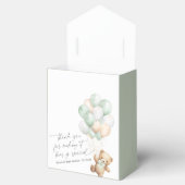 Sage Groen Modern Barly Wachten Geslacht Neutraal Bedankdoosjes (Geopend)