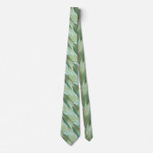 SAGE GROEN PASTEL BLUE BOTANISCHE EUCALYPTUS STROP STROPDAS (Voorkant)