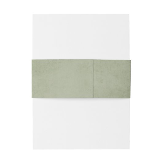 Sage Groen & Terracotta tinten Tekst Kleur Bruilof Uitnodigingen Wikkel (Achterkant Voorbeeld)