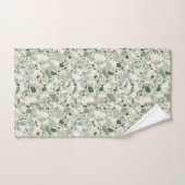 Sage groen Terrazzo effect Bad Handdoek (Handdoek)