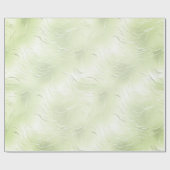 Sage Groen Zilver Kerst Wrapping Papier (Vlak)