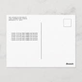 Sage Groen Zilveren Jurk Quinceañera Save the Date Briefkaart (Achterkant)