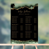 Sage Groene Agaat Prijslijst Acryl Teken Acryl Bord (Neutraal)