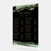 Sage Groene Agaat Prijslijst Acryl Teken Acryl Bord (Hoek)